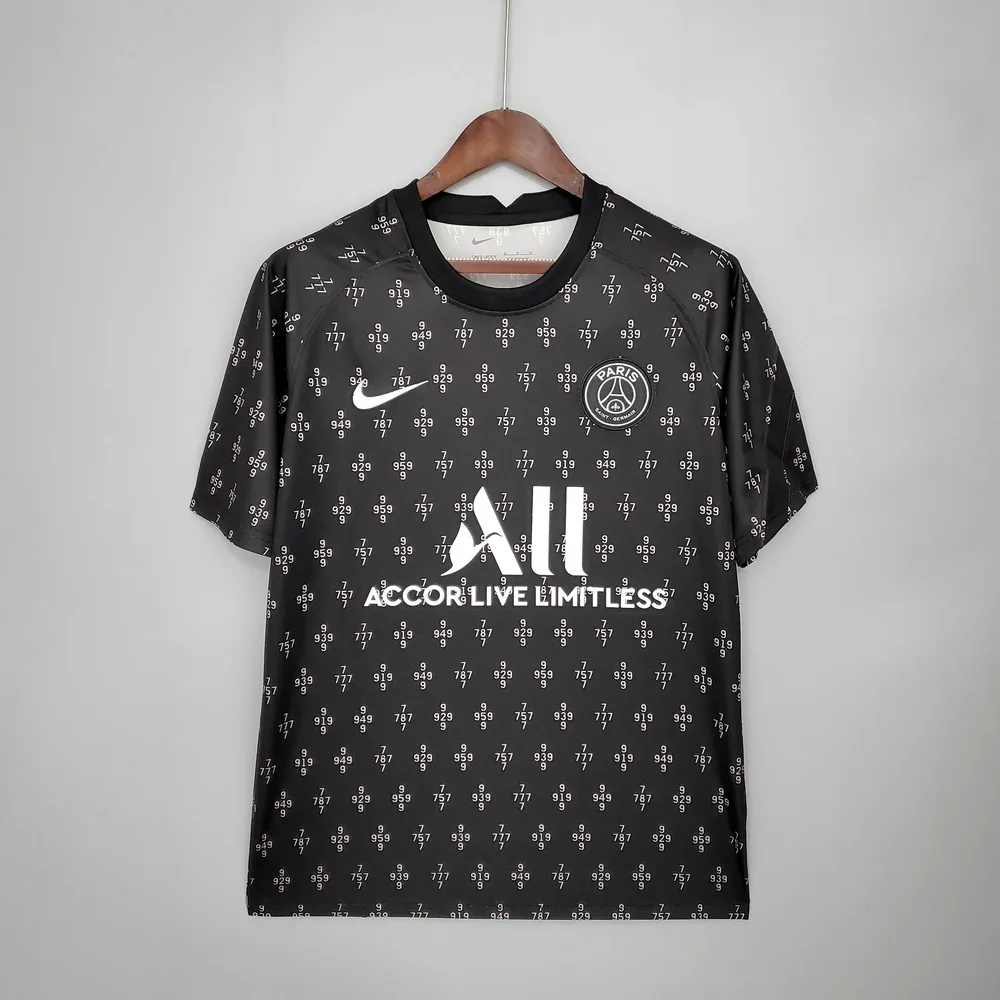2021/2022 Psg Paris Saint-Germain Ropa de Entrenamiento Negro