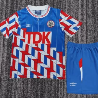 1998/1990 Camiseta de Fútbol Retro Visitante Ajax 1:1 Calidad Tailandesa Talla Infantil