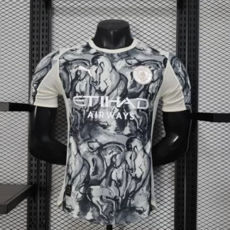 2025/2026 Versión Jugador Manchester City Edición Especial Gris Camiseta de Fútbol Calidad Tailandesa