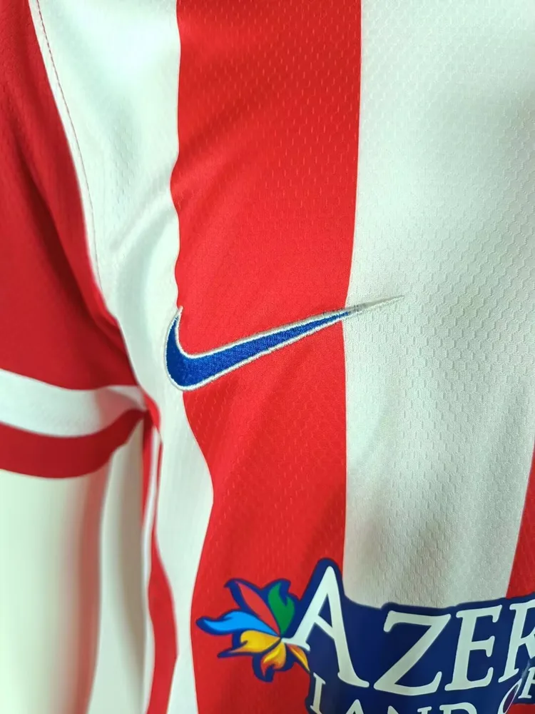 Camiseta de Fútbol Retro Local Atletico Madrid 2013-2014 Calidad Tailandesa