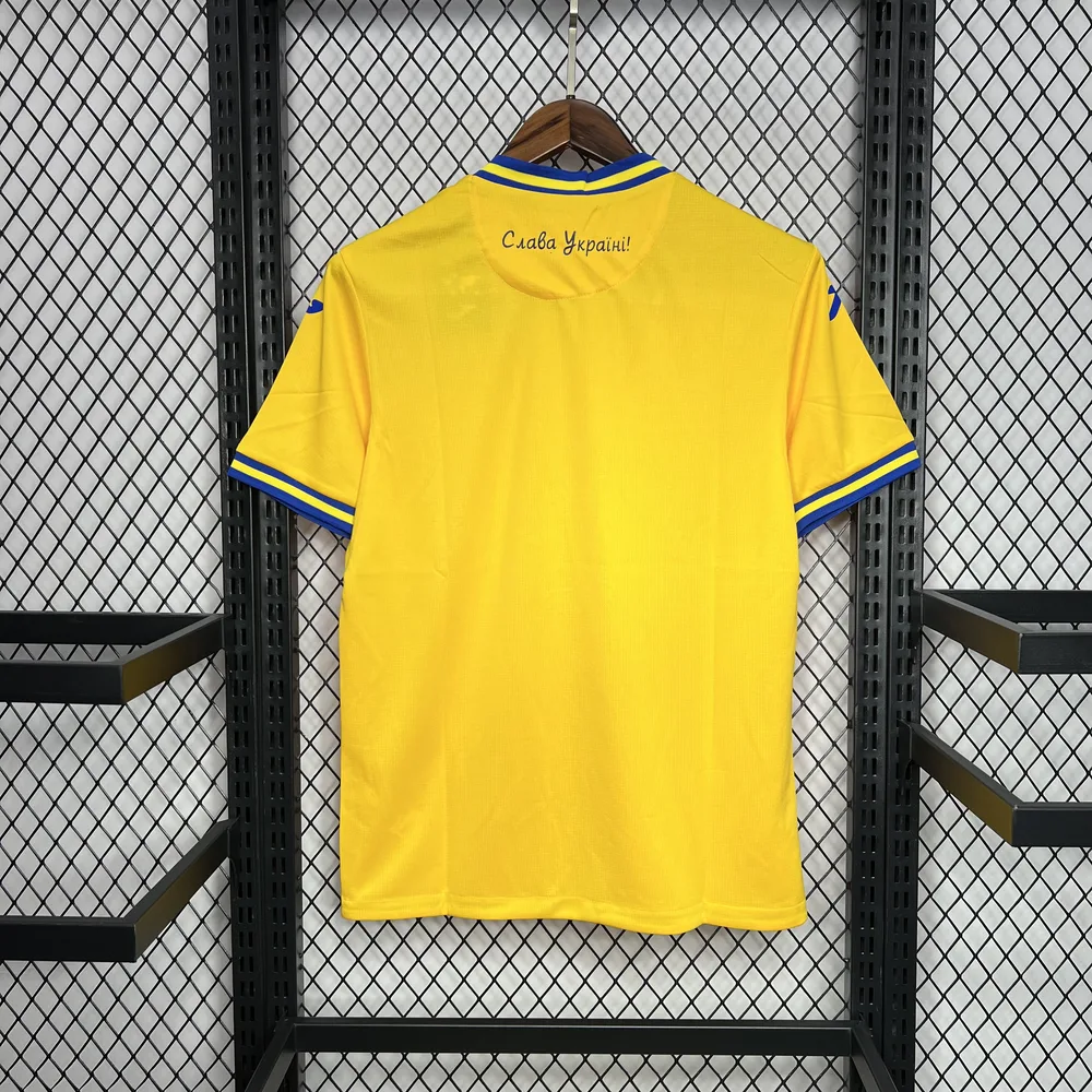 2024-2025 Ukraine National Team Home Football Jersey