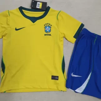 2026 Camiseta de Fútbol Local Brasil Calidad Tailandesa Talla Infantil