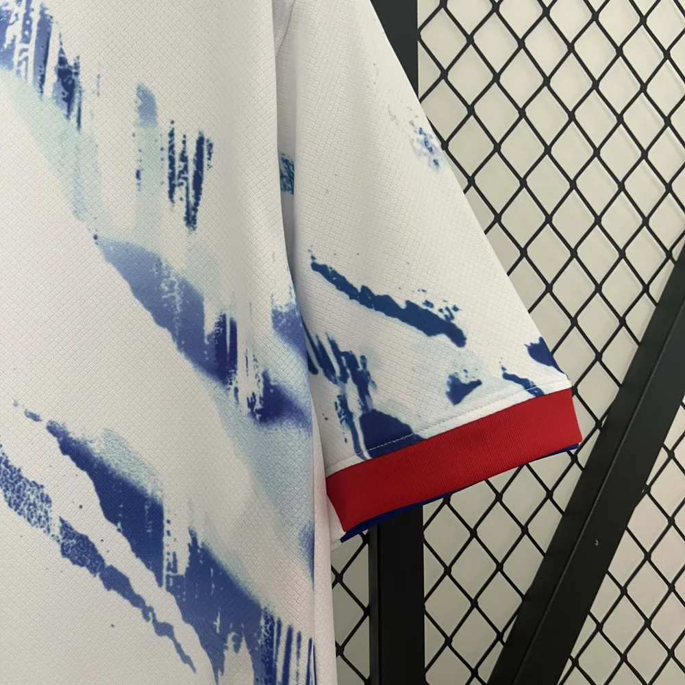 Camiseta de fútbol visitante de la selección de Noruega 2024 AAA calidad fan