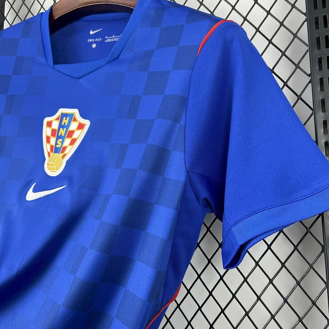 Camiseta de visitante de la selección de Croacia 2026, grado fan AAA