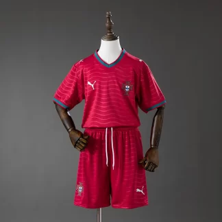 Camiseta de fútbol Local de Portugal 2026 AAA calidad fan Talla infantil