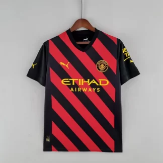 Camiseta de Fútbol Visitante 2022/2023 Manchester City Calidad Thai