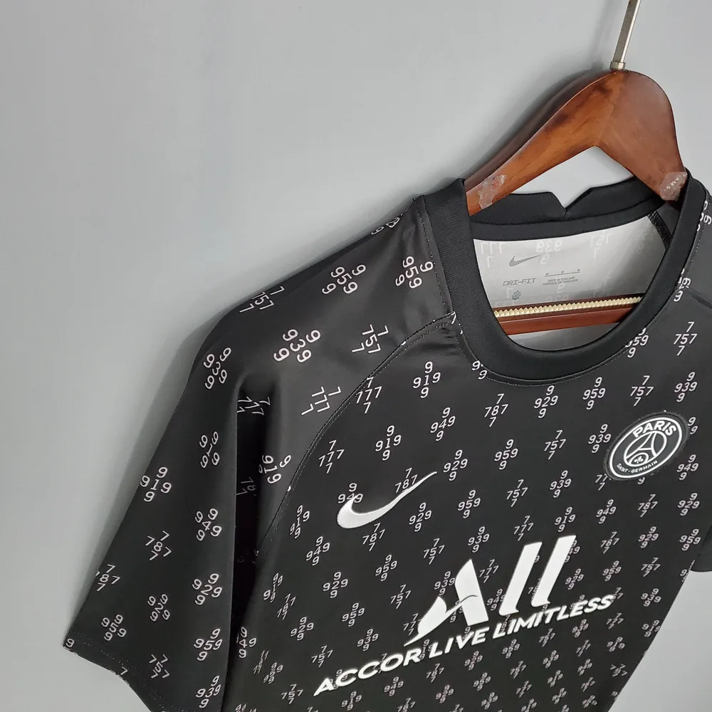 2021/2022 Psg Paris Saint-Germain Ropa de Entrenamiento Negro
