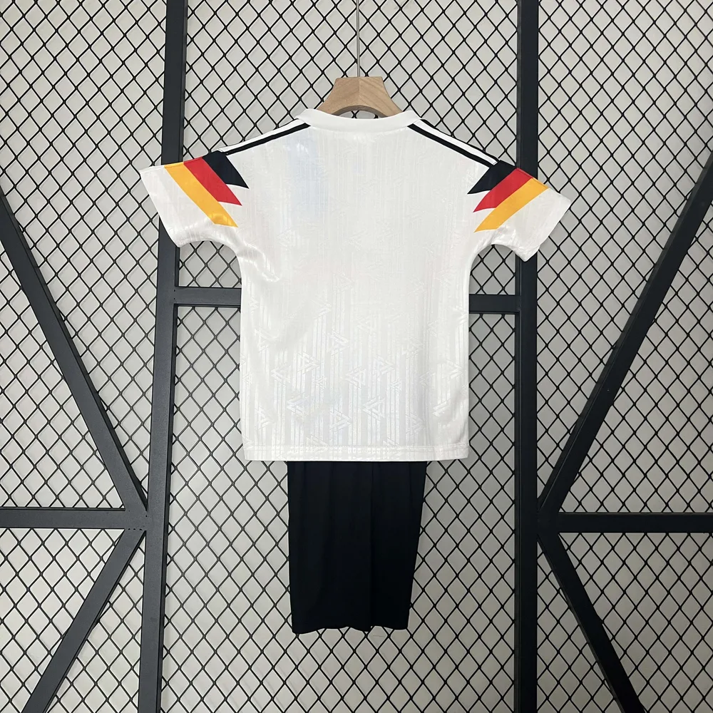 Camiseta Retro 1990 Germany Home AAA calidad fan Talla Infantil