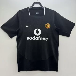2003-2004 Retro Manchester United Equipación Visitante Camiseta de Fútbol Calidad Tailandesa