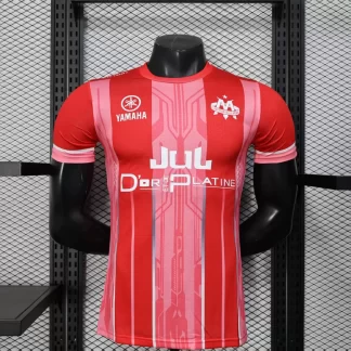 2025/2026 Versión Jugador Olympique de Marseille Edición Especial Roja Camiseta de Fútbol Calidad Tailandesa