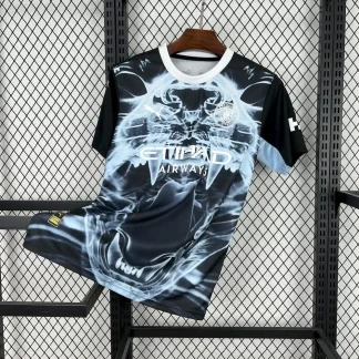 2025/2026 Manchester City Versión Concepto Negro y Azul Camiseta Fútbol Calidad Tailandesa