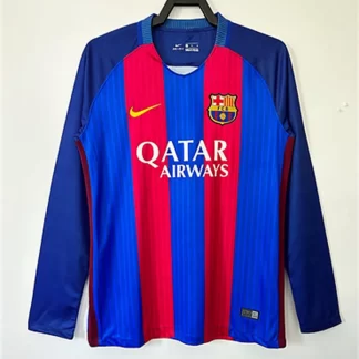 Manga Larga Local Retro Barcelona 2016/2017 Calidad Tailandesa