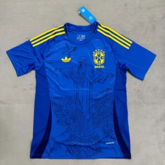 2024 Brazil Concept Edition Blue Football Shirt AAA fan-grade