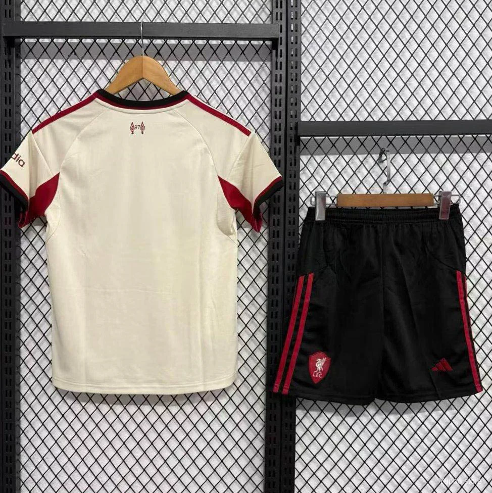 2025/2026 Liverpool Suplente Camiseta de Fútbol 1:1 Calidad Tailandesa Talla Infantil