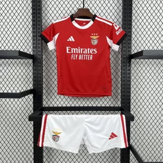 2025/2026 Camiseta de Fútbol Local del Benfica Calidad Tailandesa Talla Infantil