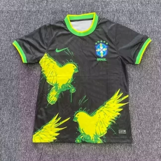 2025/2026 Camiseta de Brasil Birdie Negra Calidad Tailandesa