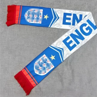 Bufanda Aficionado Inglaterra Mundial 2026 Azul/Blanca