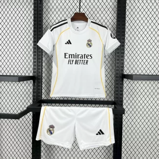 2025/2026 Real Madrid Camiseta Local Calidad Tailandesa Talla Infantil
