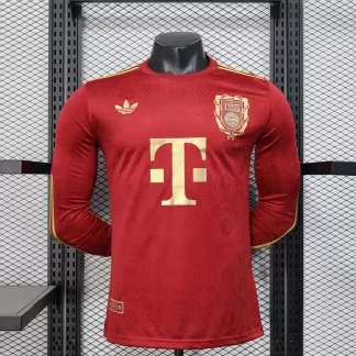 2025-2026 Manga Larga Camiseta de Fútbol Edición 125 Aniversario Bayern Munich Versión Jugador Calidad Tailandesa