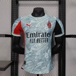 2025/2026 Versión Jugador AC Milan Visitante Camiseta Fútbol Calidad Thai