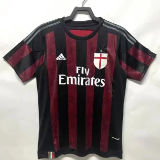 2015/2016 Retro AC Milan Camiseta Local Fútbol Calidad Tailandesa