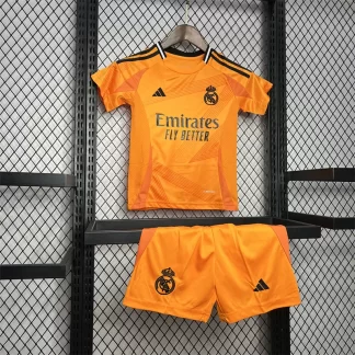 Camiseta Visitante del Real Madrid 2024/2025 Calidad Tailandesa Talla Infantil
