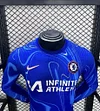 2024/2025 Manga Larga Chelsea Local Camiseta Fútbol Versión Jugador Calidad Thai