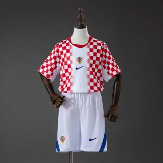 Camiseta de local de la selección de Croacia 2026, talla infantil, grado fan AAA
