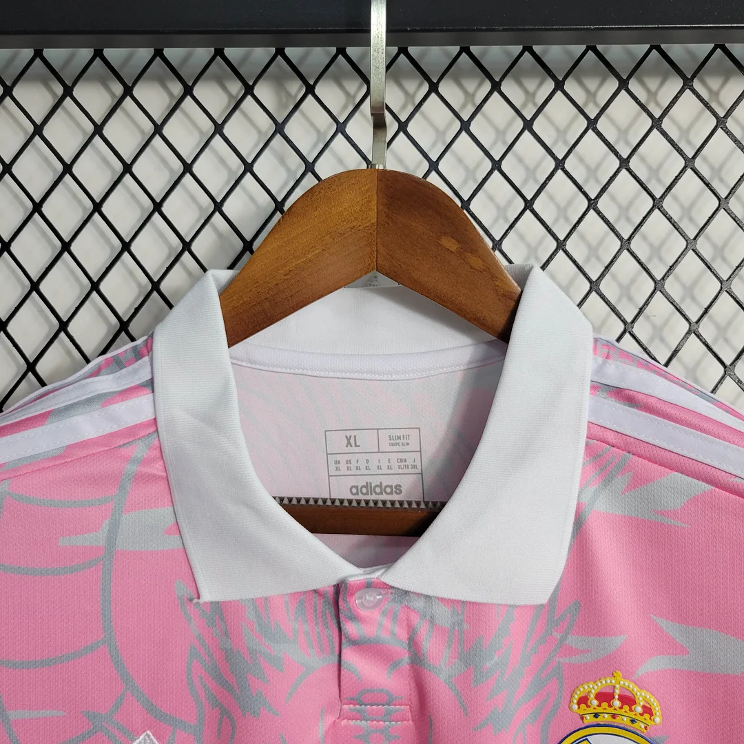 Camiseta de Fútbol Rosa del Dragón Chino del Real Madrid 2023/2024