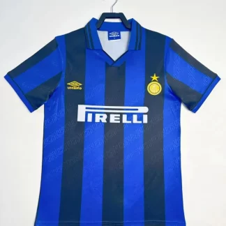 1995/1996 Retro Inter Milan Camiseta Local Calidad Tailandesa