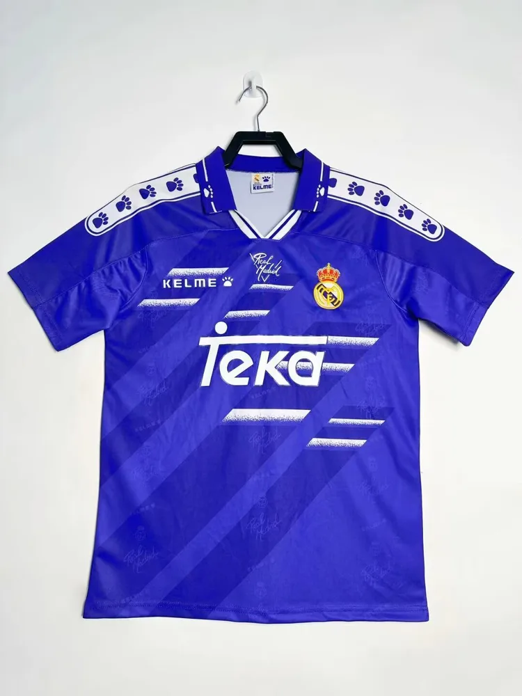 1994/1996 Retro Real Madrid Camiseta de Fútbol Visitante Calidad Tailandesa