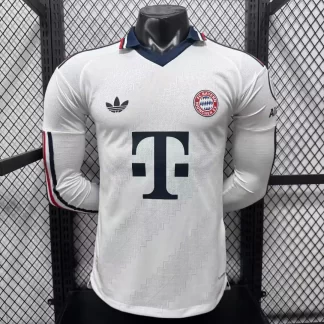 Camiseta de Fútbol Visitante Bayern Múnich Manga Larga Versión Jugador 2026/2027 1:1 Calidad Tailandesa