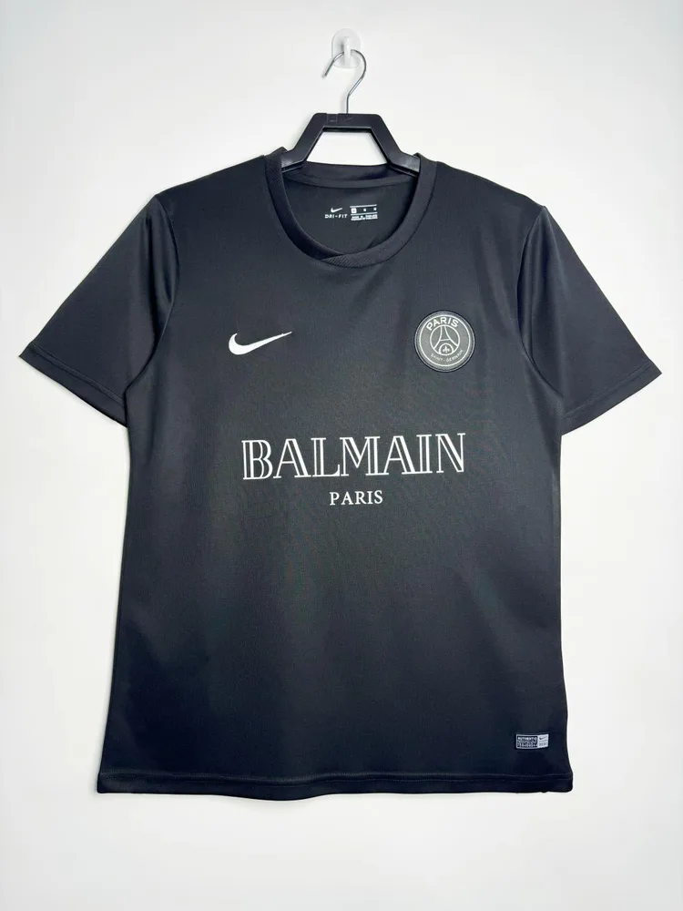 2020 Retro Psg Paris Saint-Germain Cuarta Ropa de Entrenamiento Negra Camiseta de Fútbol Calidad Tailandesa