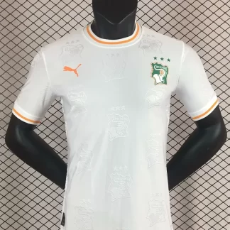 2025/2026 Versión Jugador Camiseta de Fútbol Visitante Selección Nacional Costa de Marfil Calidad Tailandesa