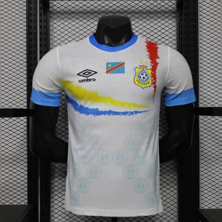 Camiseta de Fútbol Visitante Blanco Congo Versión Jugador 2026 AAA calidad fan