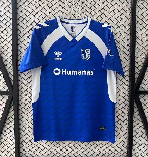 2025-2026 FC Magdeburg Camiseta de Fútbol Local Calidad Tailandesa