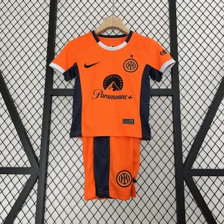 Camiseta de Fútbol Tercera Equipación Inter de Milán 2023/2024 Calidad Tailandesa Talla Infantil