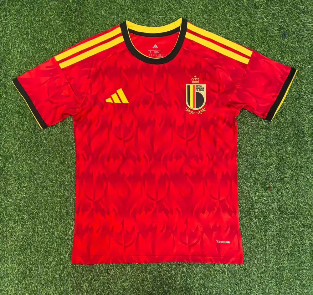 2026 Camiseta de fútbol Local Selección Nacional de Bélgica Calidad Tailandesa