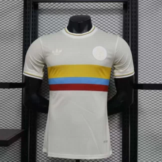 Camiseta de fútbol edición 100 aniversario jugador Colombia 2024 AAA calidad fan