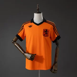 Camiseta Local Retro 1978/1980 Países Bajos AAA calidad fan