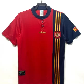 1996 Retro España Camiseta de Fútbol Local
