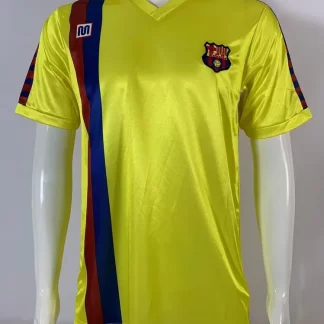 1982/1984 Camiseta de Fútbol Visitante Retro Barcelona Calidad Tailandesa