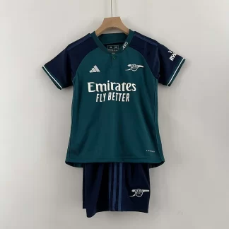 Camiseta de fútbol infantil 2023/2024 Arsenal Tercera Visitante