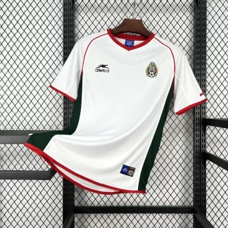 Camiseta Retro Selección Nacional México Visitante 2002 AAA calidad aficionado
