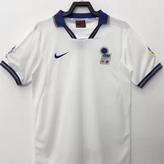 Camiseta de Fútbol Visitante Retro Italia 1996 Calidad Tailandesa