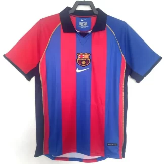 2001/2002 Camiseta de Fútbol Local Retro Barcelona Calidad Tailandesa