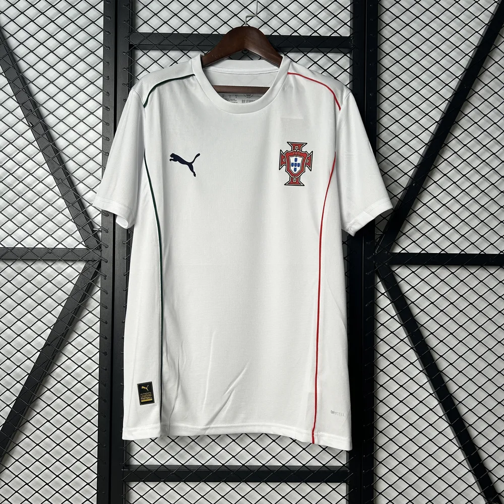 Camiseta de Entrenamiento de Portugal 2025/2026 Blanca Fútbol Calidad Tailandesa