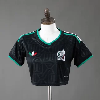 2026 México Mujer Estilo Crop Top Tercera Visitante