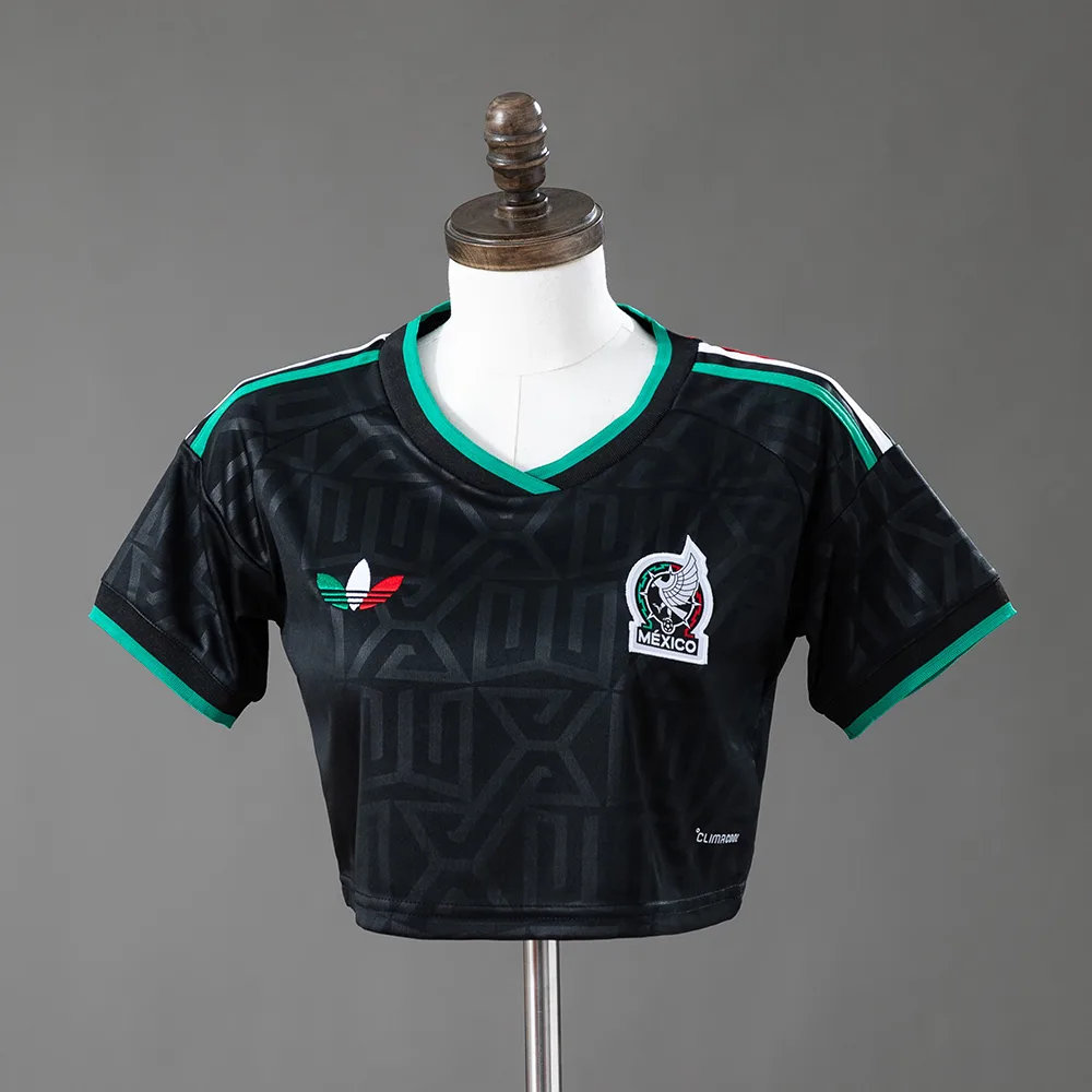 2026 México Mujer Estilo Crop Top Tercera Visitante