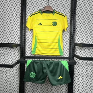 2024/2025 Celtic Visitante Camiseta de Fútbol Calidad Tailandesa Talla Infantil